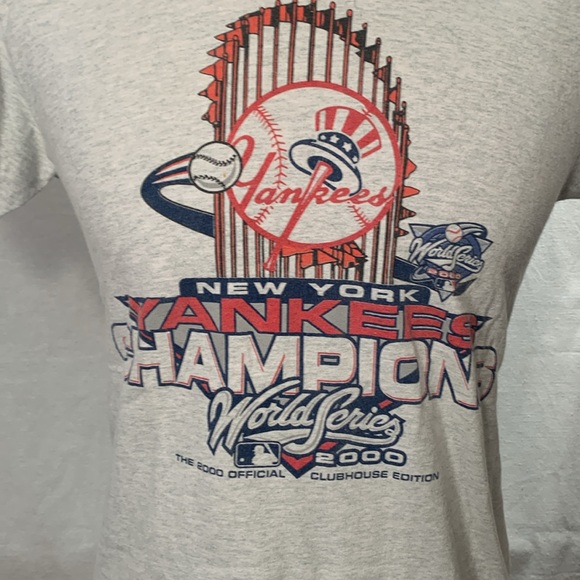 Vintage 2000s Yankees Championship T-Shirt Size Medium - Picture 1 of 6
